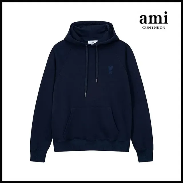 AMI Paris Hoodie Embroidered Logo