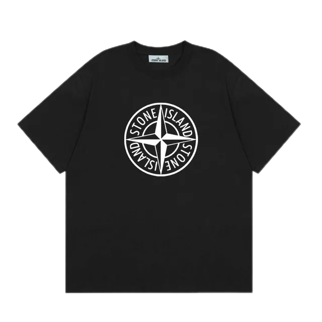 Stone Island Compass Logo T-Shirt White Logo