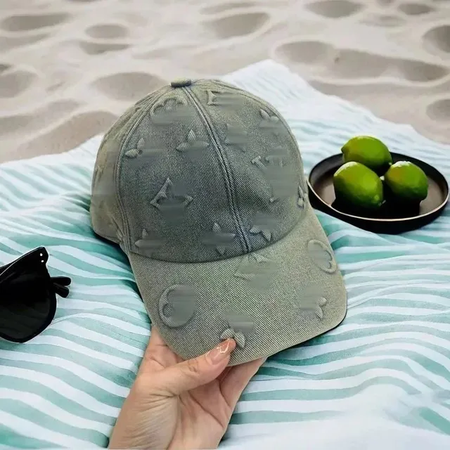 Louis Vuitton Baseball Cap Monogram Embossed Denim