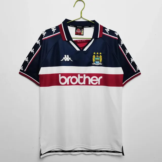 Kappa Manchester City Home Jersey 1998-99 Brother Sponsor