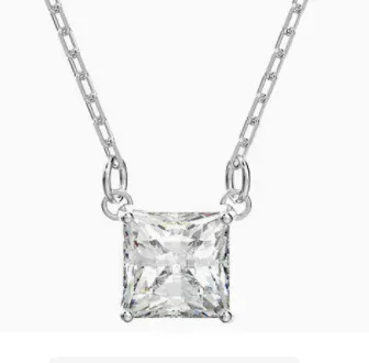 Tiffany & Co. Square Pendant Princess Cut Diamond