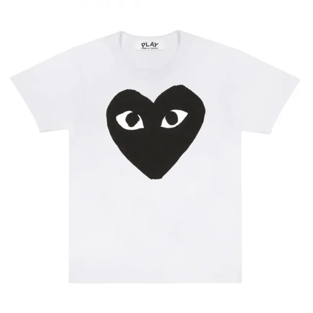 Big white black heart