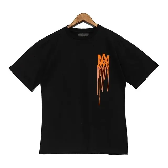 Amiri Graphic Tee Dripping Logo