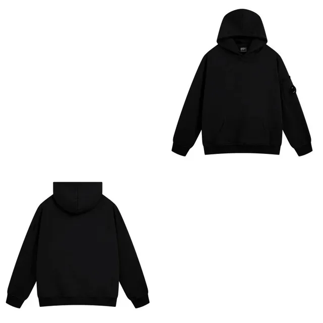 C.P. Company Goggle Hoodie Solid Black