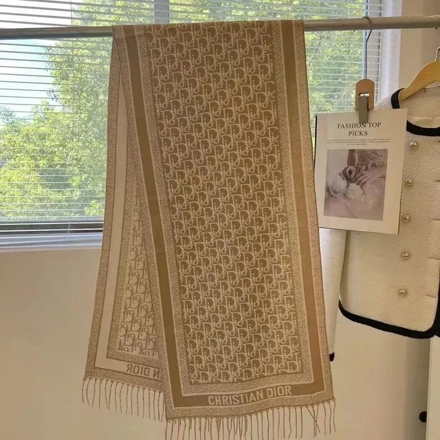 Dior Oblique Scarf Monogram Print