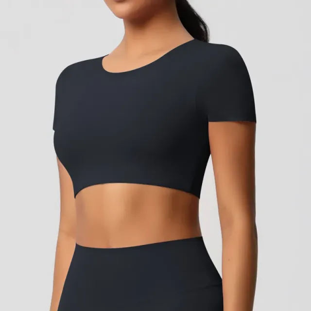 7105 short sleeves-black