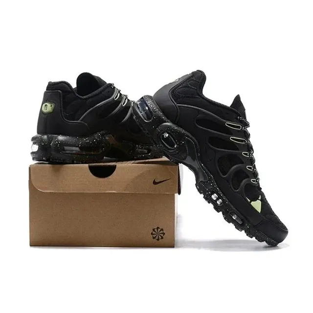 Nike Air Max Plus Triple Black with Volt Accents