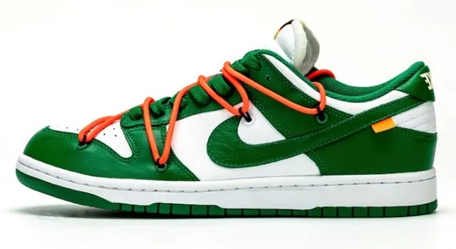 Nike Dunk Low Off-White 'University Green'