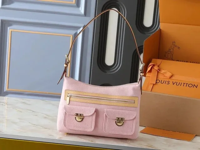 Louis Vuitton On The Go Canvas with Leather Trim