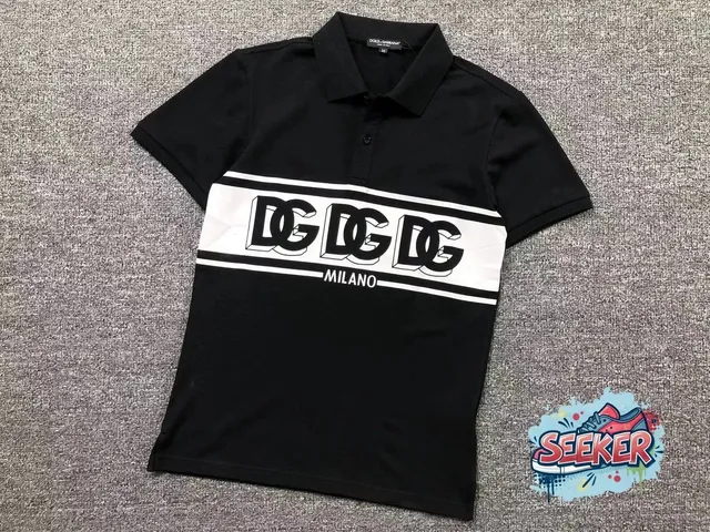Dior Polo Shirt DG Logo Band