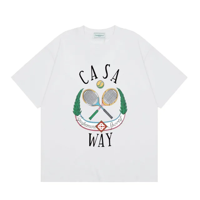 Casablanca Casa Way Tee Tennis Graphic