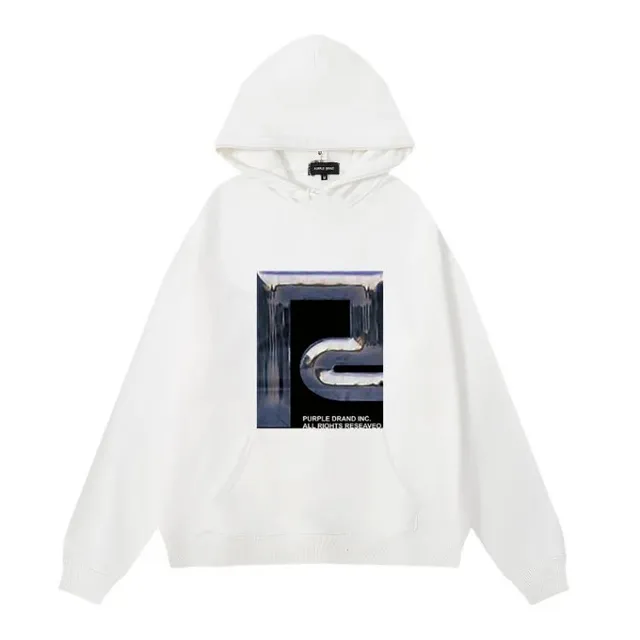 Purple Brand Hoodie Graphic Print