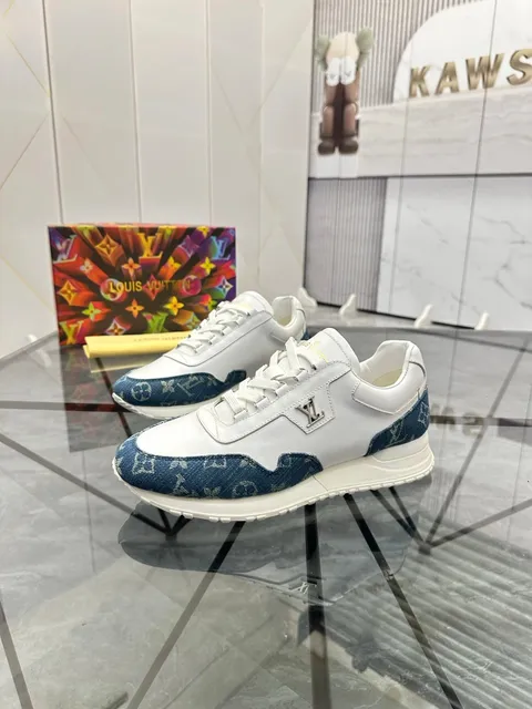 Louis Vuitton × KAWS LV Trainer Monogram Denim