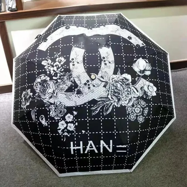 Chanel Umbrella Floral Grid