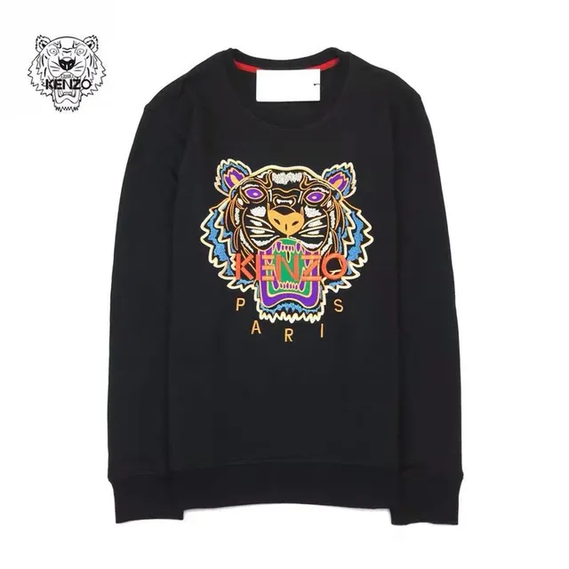 Kenzo Tiger Sweatshirt Multicolor Embroidered Tiger