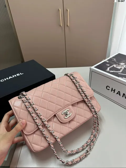 Chanel Classic Flap Bag Quilted Caviar Leather