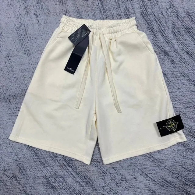 Stone Island Cotton Shorts Logo Patch