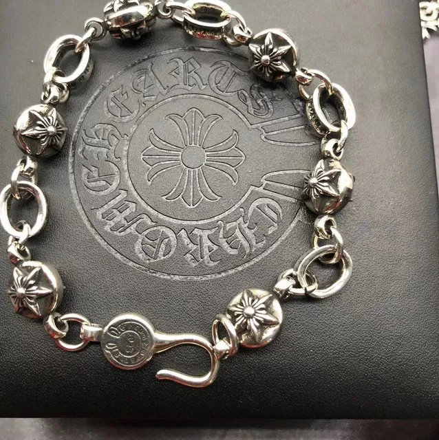 Chrome Hearts Cross Bracelet Star Bolt