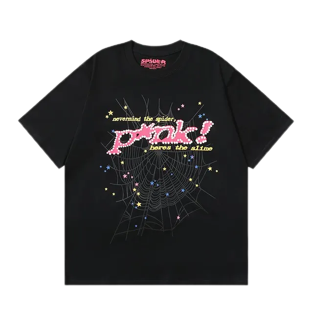 Sp5der Graphic Tee Spider Web Slime