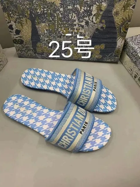 Dior B22 Slide Houndstooth