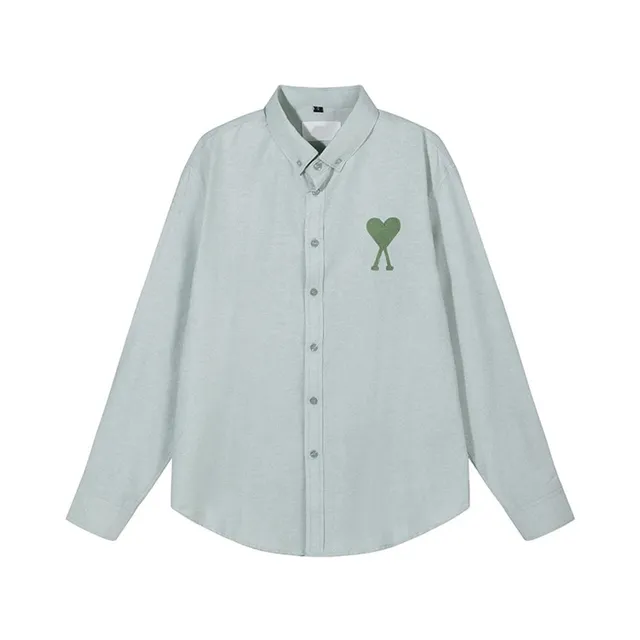 Amiri Button-Up Shirt Heart Logo