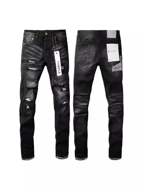 Levi's × Purple Brand 501 Distressed Black