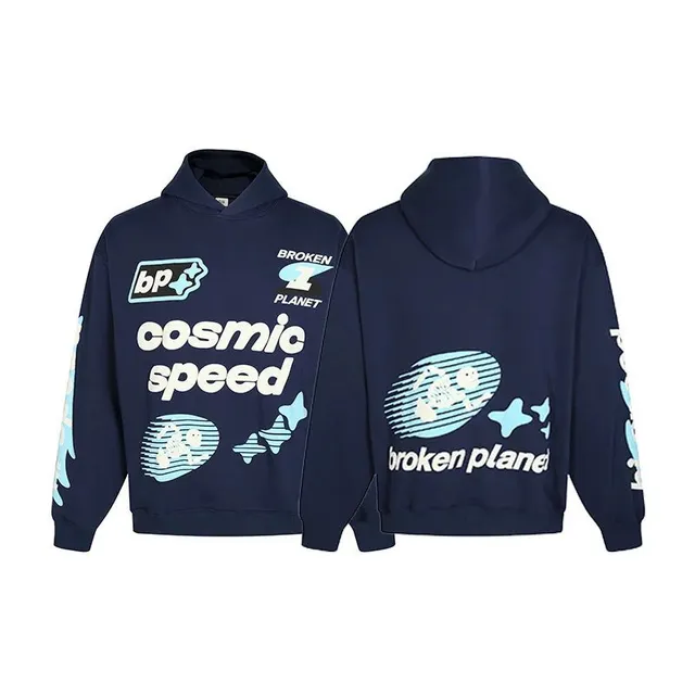 Broken Planet Cosmic Speed Hoodie Graphic Print
