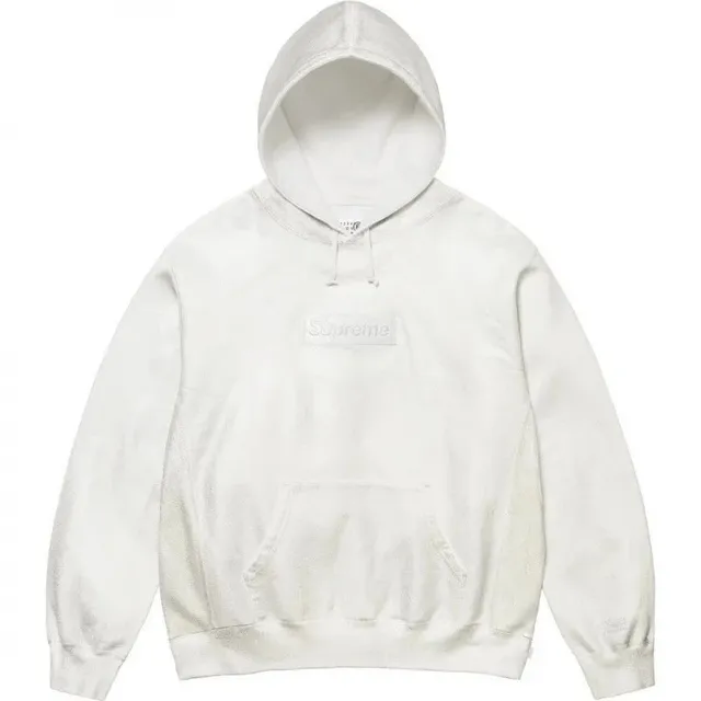 Supreme Box Logo Hooded Sweatshirt Off-White