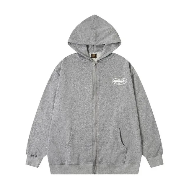 Corteiz Zip-Up Hoodie Oval Logo