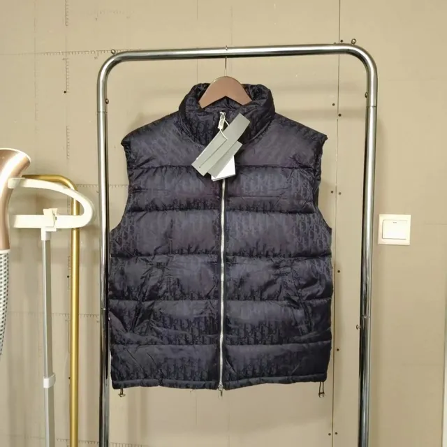 Dior Puffer Vest Oblique Print
