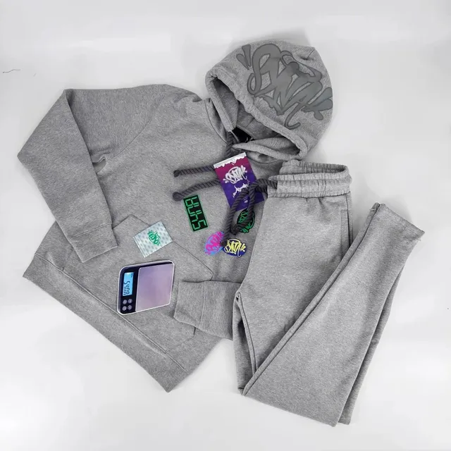 Syna World Hoodie and Joggers Set Graffiti Logo