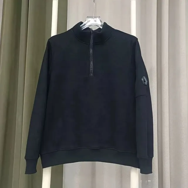 C.P. Company Half-Zip Sweatshirt Goggle Patch