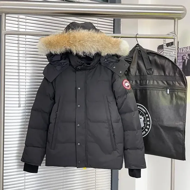 Canada Goose Expedition Parka Black with Coyote Fur Trim