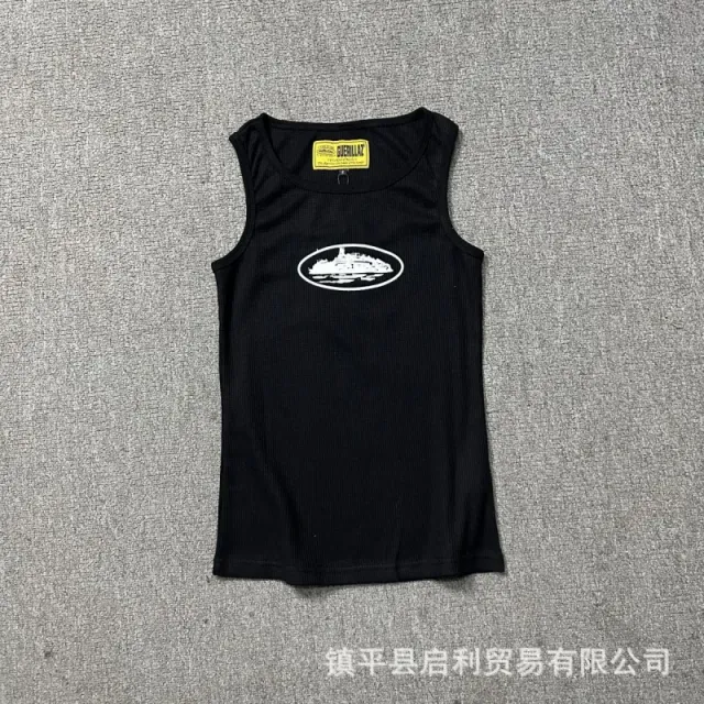 Corteiz Ribbed Tank Top Yacht Logo