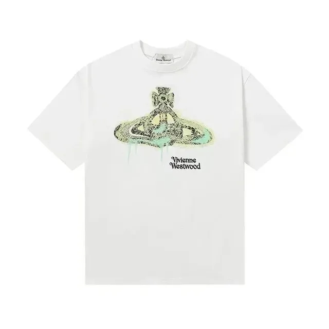 Vivienne Westwood Orb Graphic Tee Dripping Orb Print