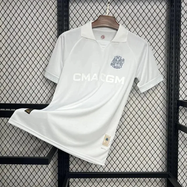 Olympique de Marseille Home Jersey CMA CGM Sponsor
