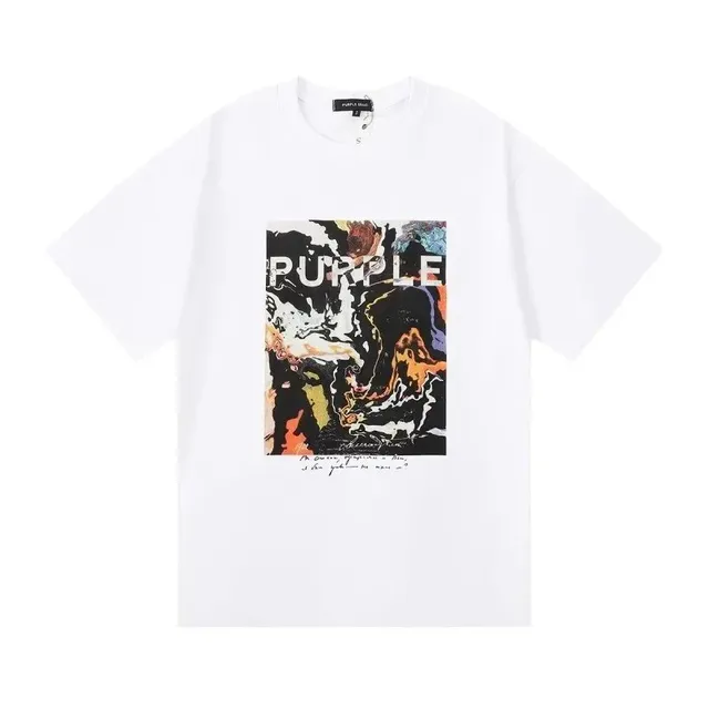 Purple Brand Graphic Tee Purple Print