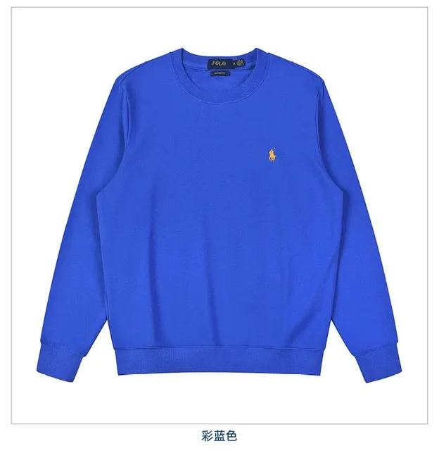 棉圆领彩蓝金标
