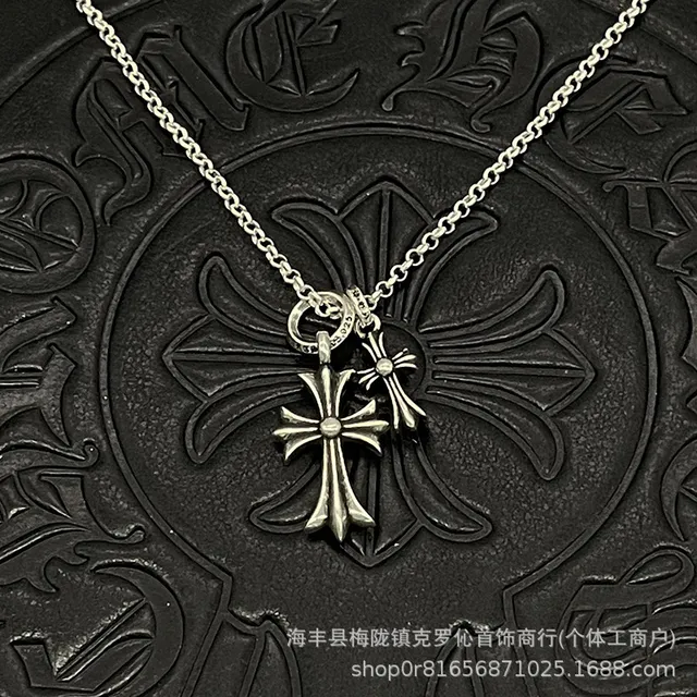 无钻双十字架(竹节链)