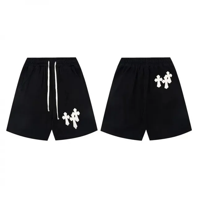 Chrome Hearts Cross Shorts White Cross Logo