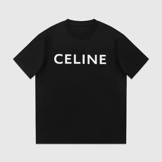 Celine Logo T-Shirt White Logo