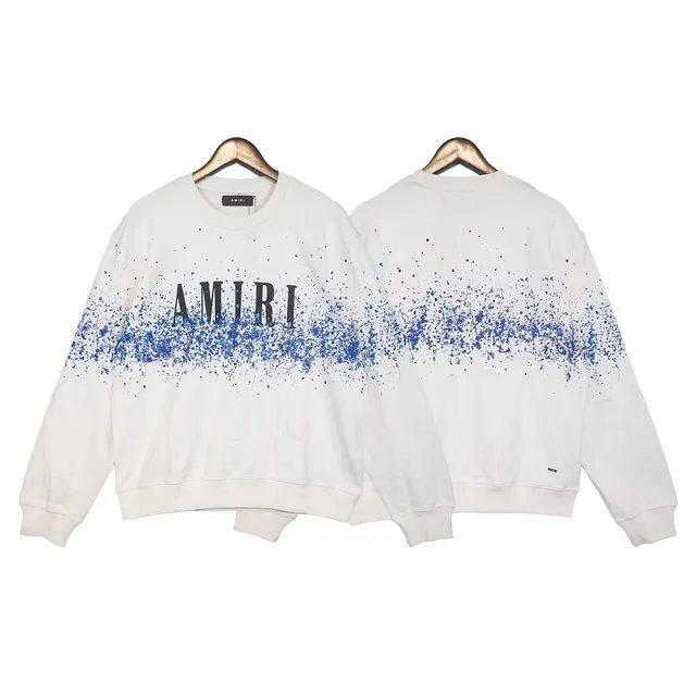 Amiri Crewneck Sweatshirt Splatter Print