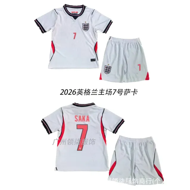 2026 england home jersey #7 saka kit
