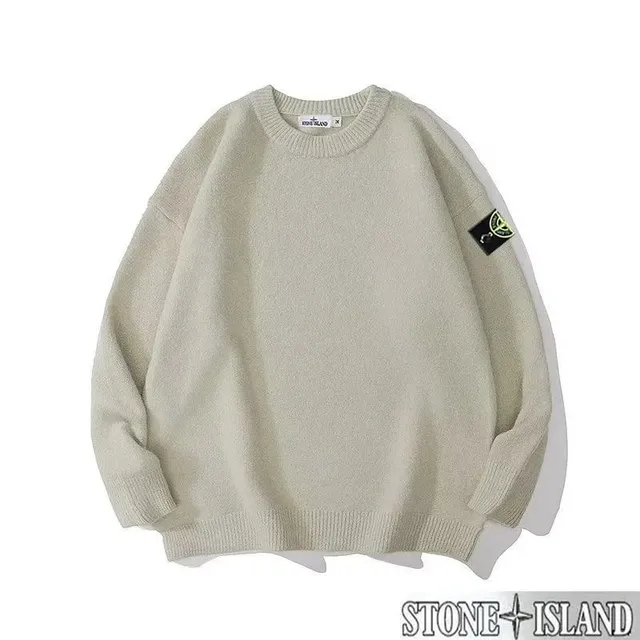 Stone Island Crewneck Sweater Logo Patch