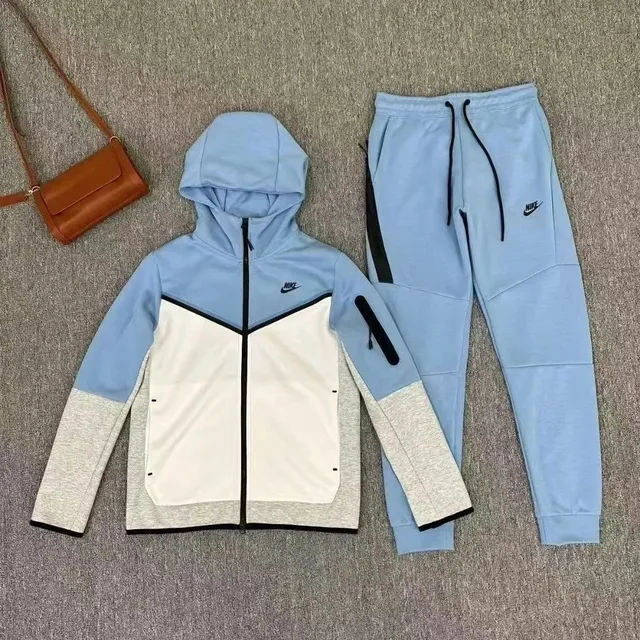 Nike Tech Fleece Hoodie and Joggers Color-Block