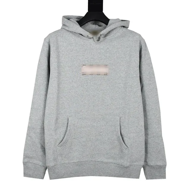 Burberry Hooded Sweatshirt Check Patch