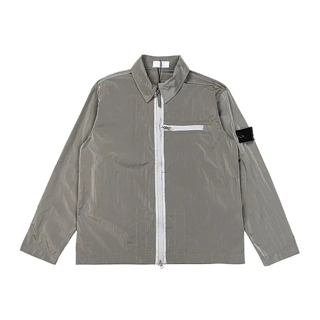 Stone Island Goggle Jacket Reflective Grey