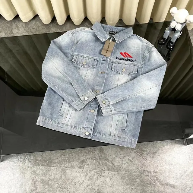 Balenciaga Denim Jacket Light Wash