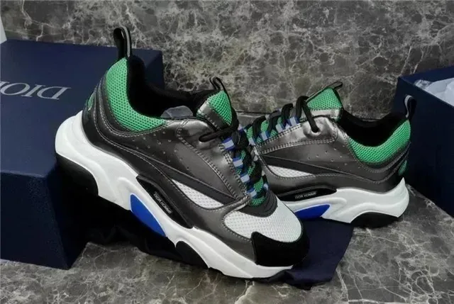 Dior B23 Low Green and Black