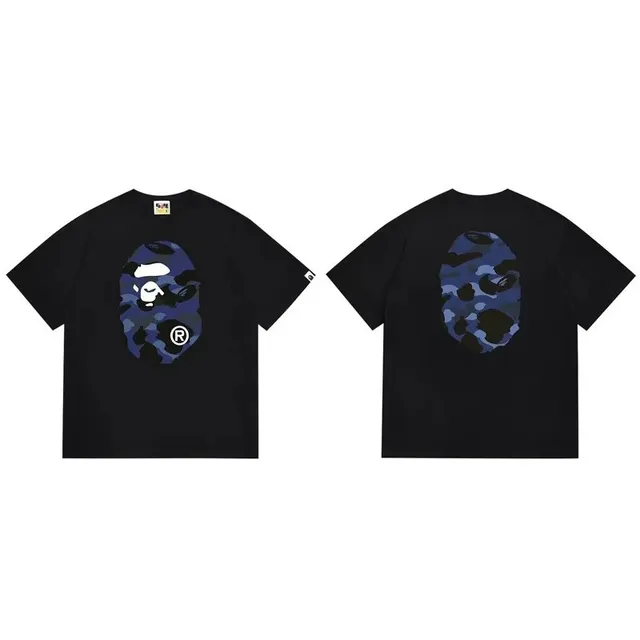 BAPE Shark Tee Camouflage Ape Head